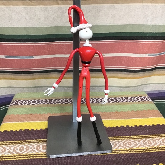 Vintage Nightmare Before Christmas Jack skeleton Santa figure - Picture 2 of 2